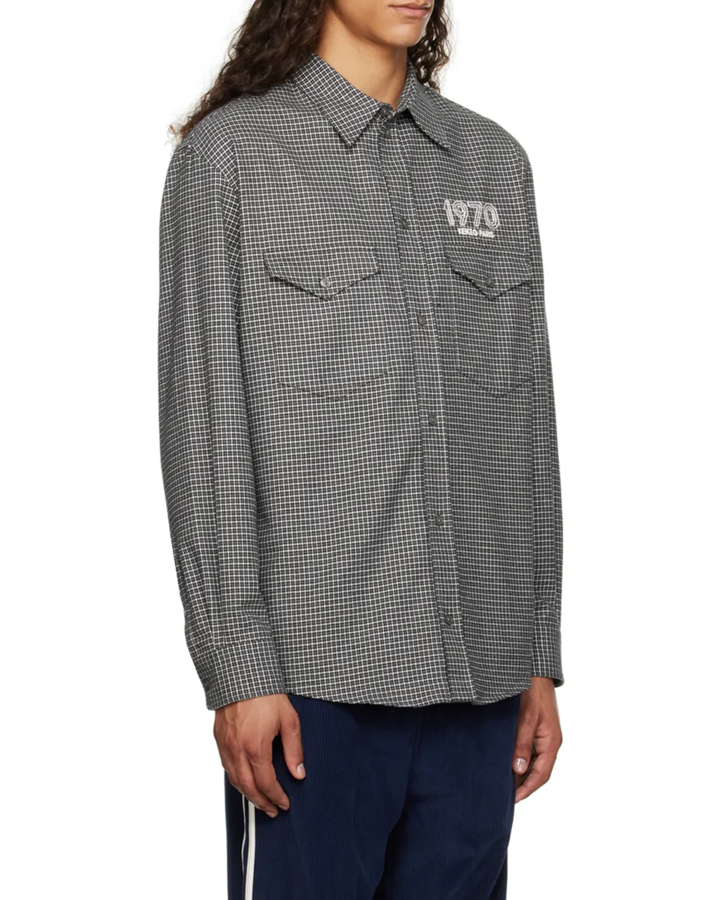 Logo Detailed Plaid Shirt