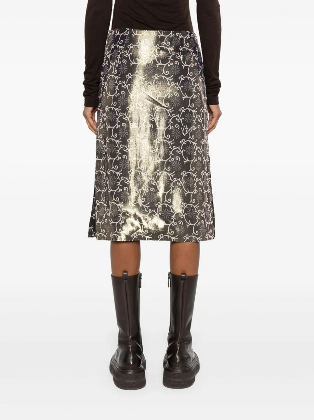 Kenzo Marguerite Straight Midi Skirt
