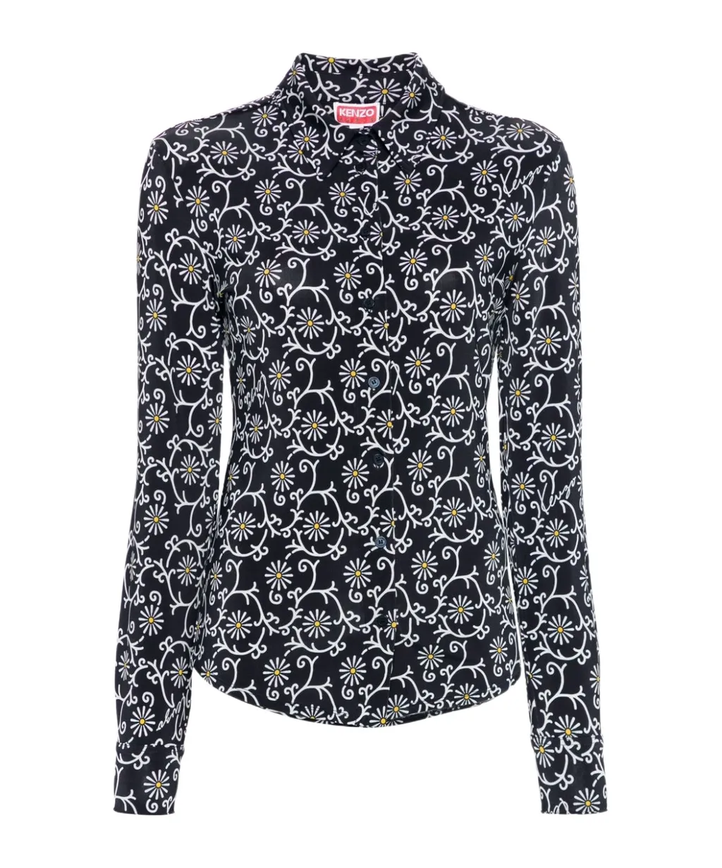 Kenzo Marguerite All-Over Shirt