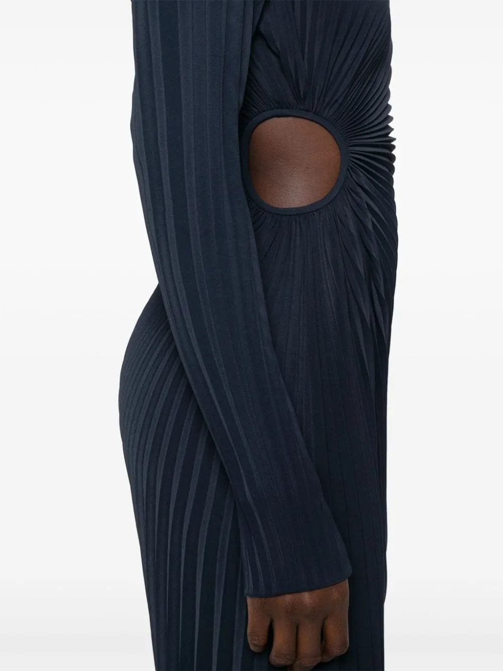 Sun-Ray Pleats Long Dress