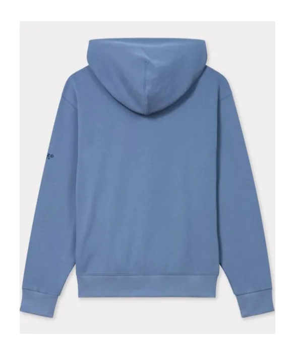 Lucky Tiger Embroidered Zip-Up Hoodie