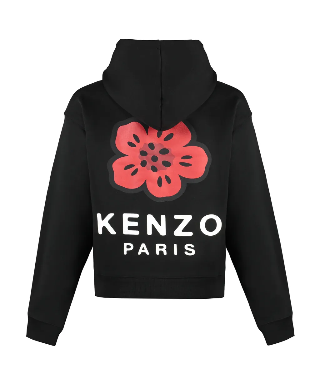 Boke Flower Drawstring Hoodie
