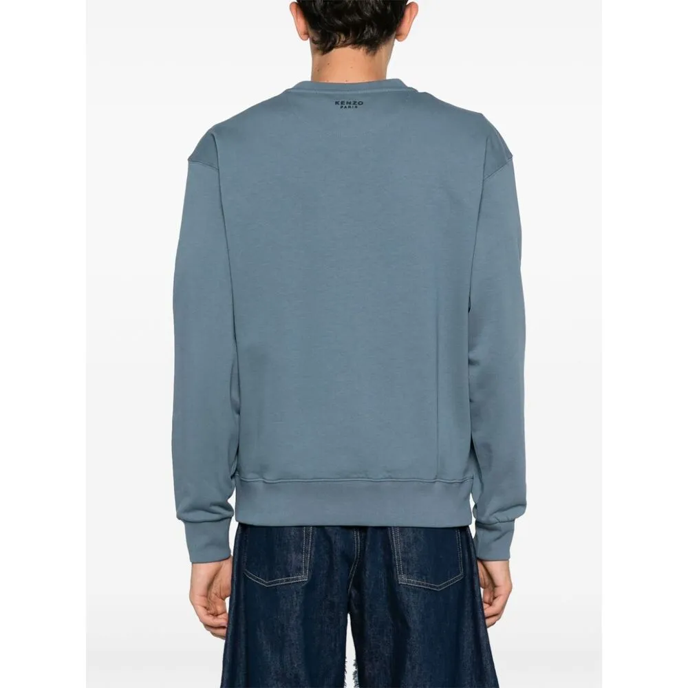 Lucky Tiger Embroidered Crewneck Sweatshirt