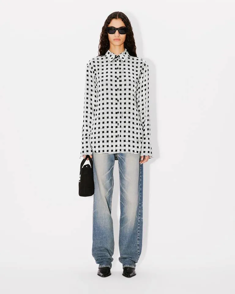 Kenzo Weave Oversized Shirt