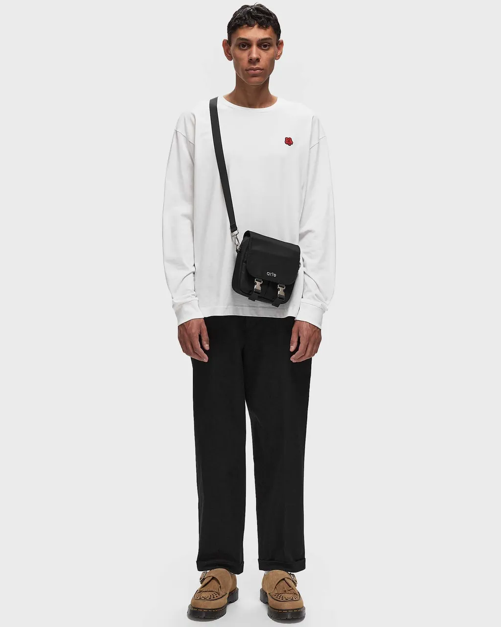 Boke Embroidered Long-Sleeved T-Shirt