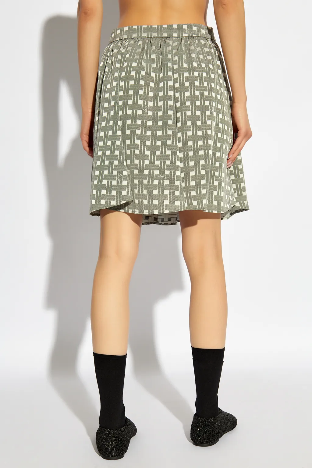 Plaid Pattern Skirt