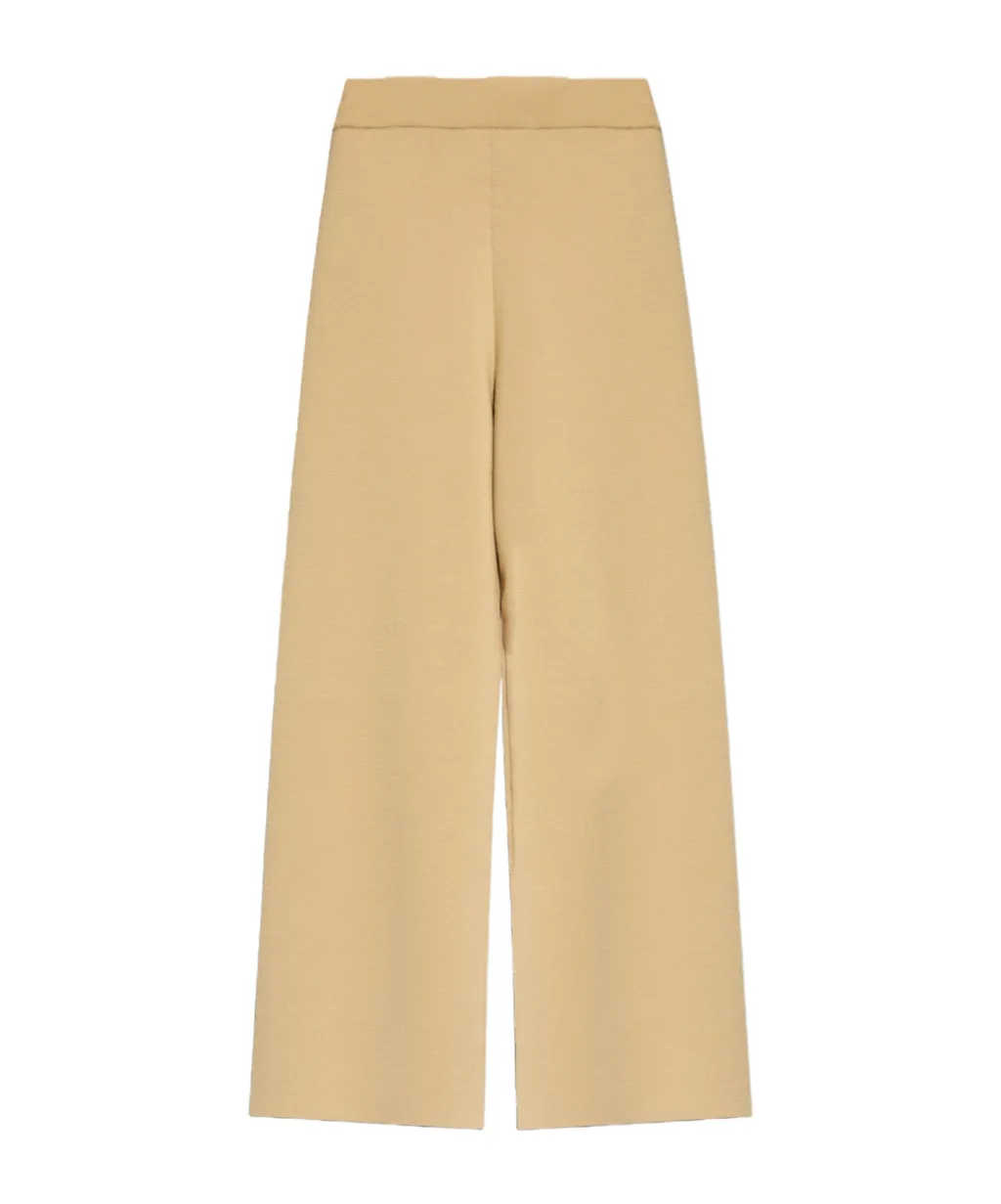 Logo Patch Cropped Trousers