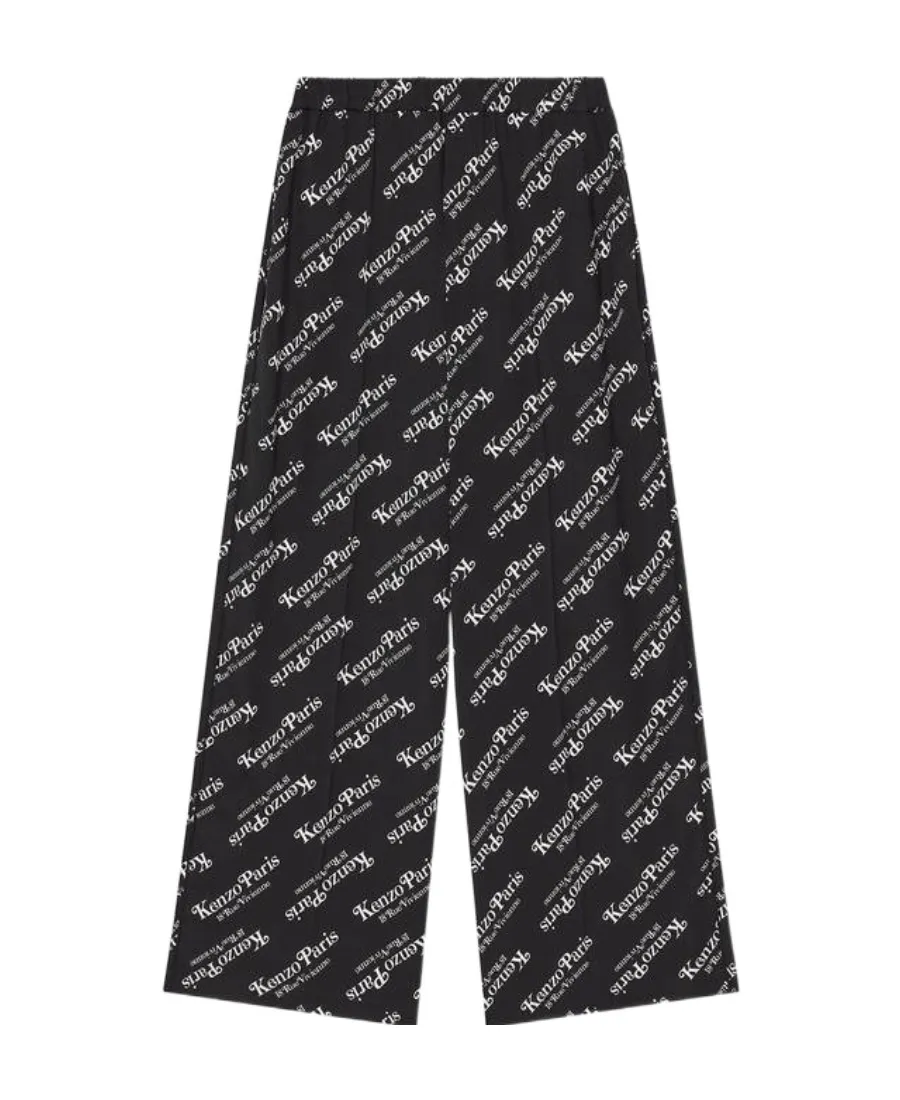 Verdy Logo-Printed Wide Leg Pajama Pants