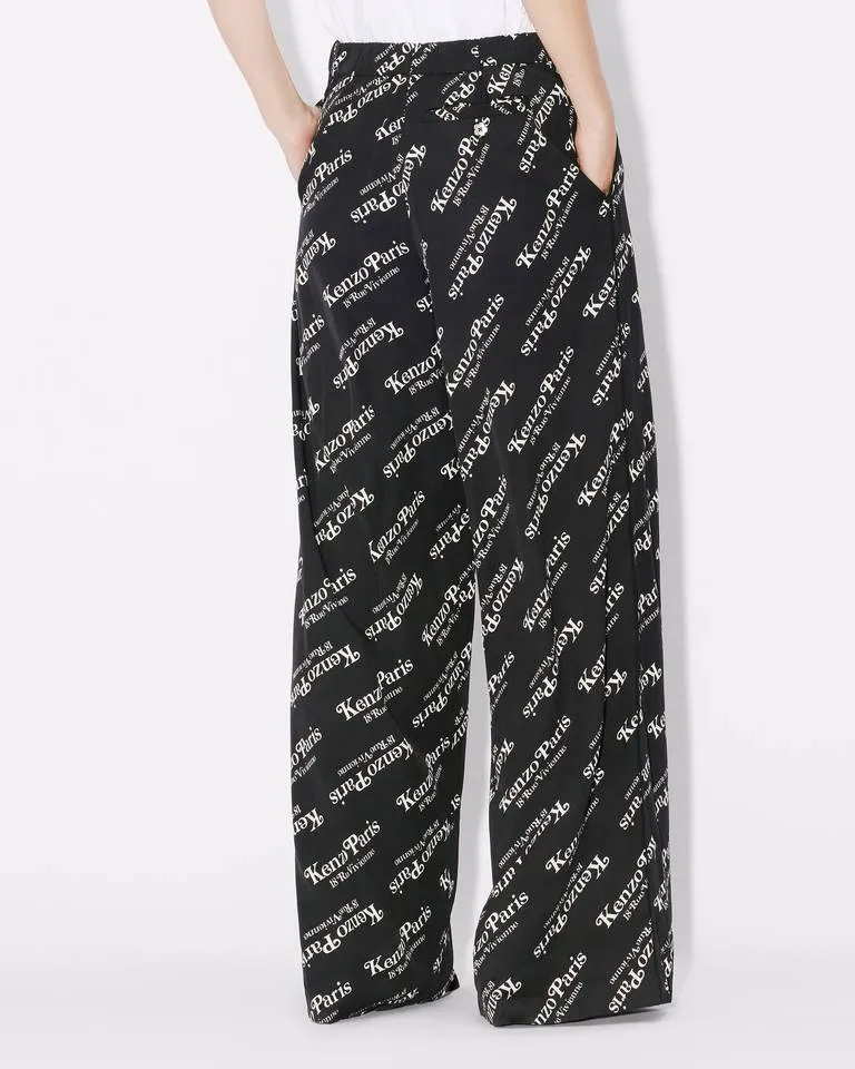 Verdy Logo-Printed Wide Leg Pajama Pants
