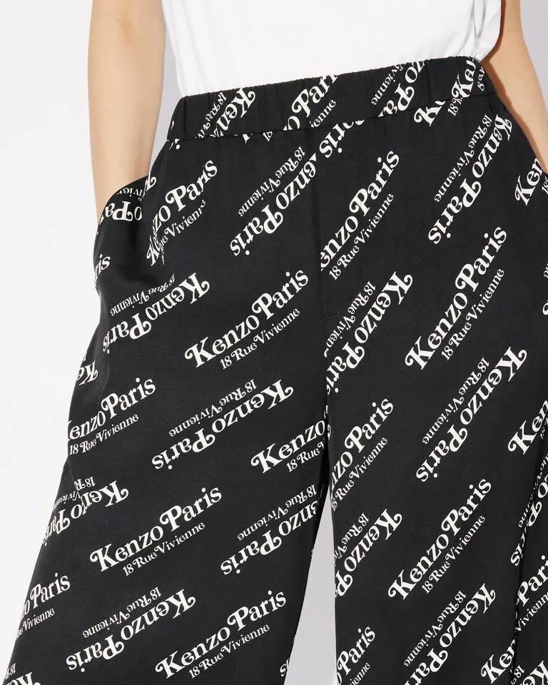 Verdy Logo-Printed Wide Leg Pajama Pants