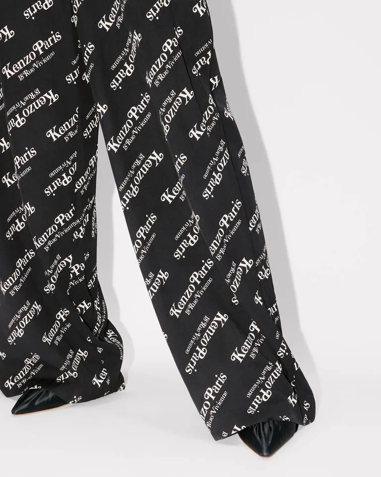 Verdy Logo-Printed Wide Leg Pajama Pants