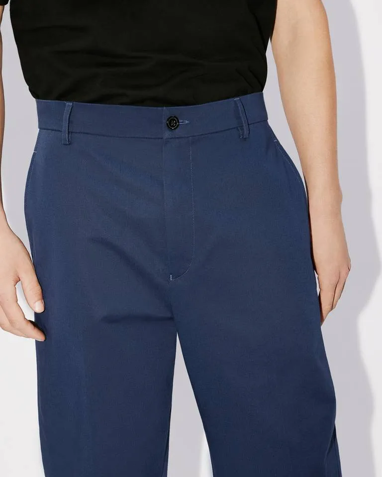 Straight-Leg Turn-Up Cuff Trousers