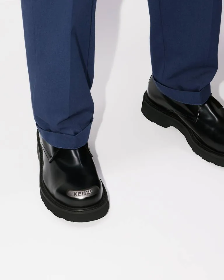 Straight-Leg Turn-Up Cuff Trousers