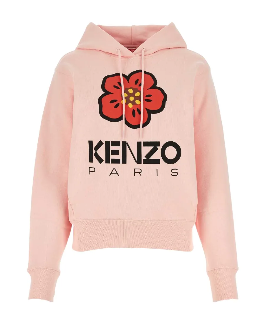 Boke Flower Drawstring Hoodie