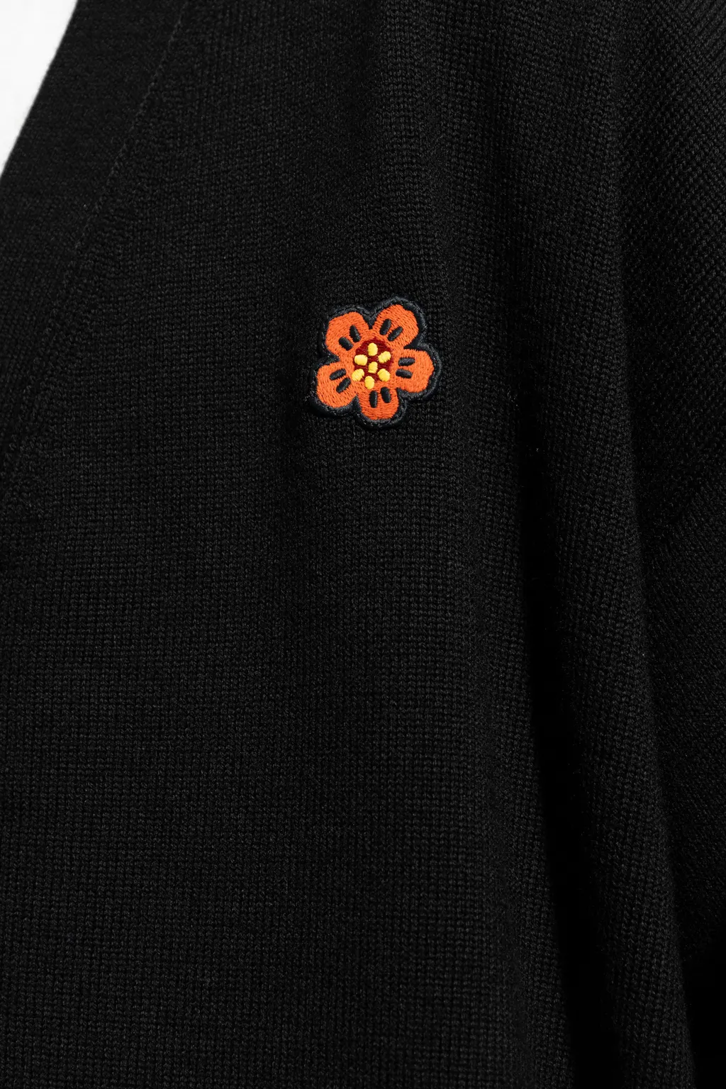 Flower Embroidered Buttoned Cardigan