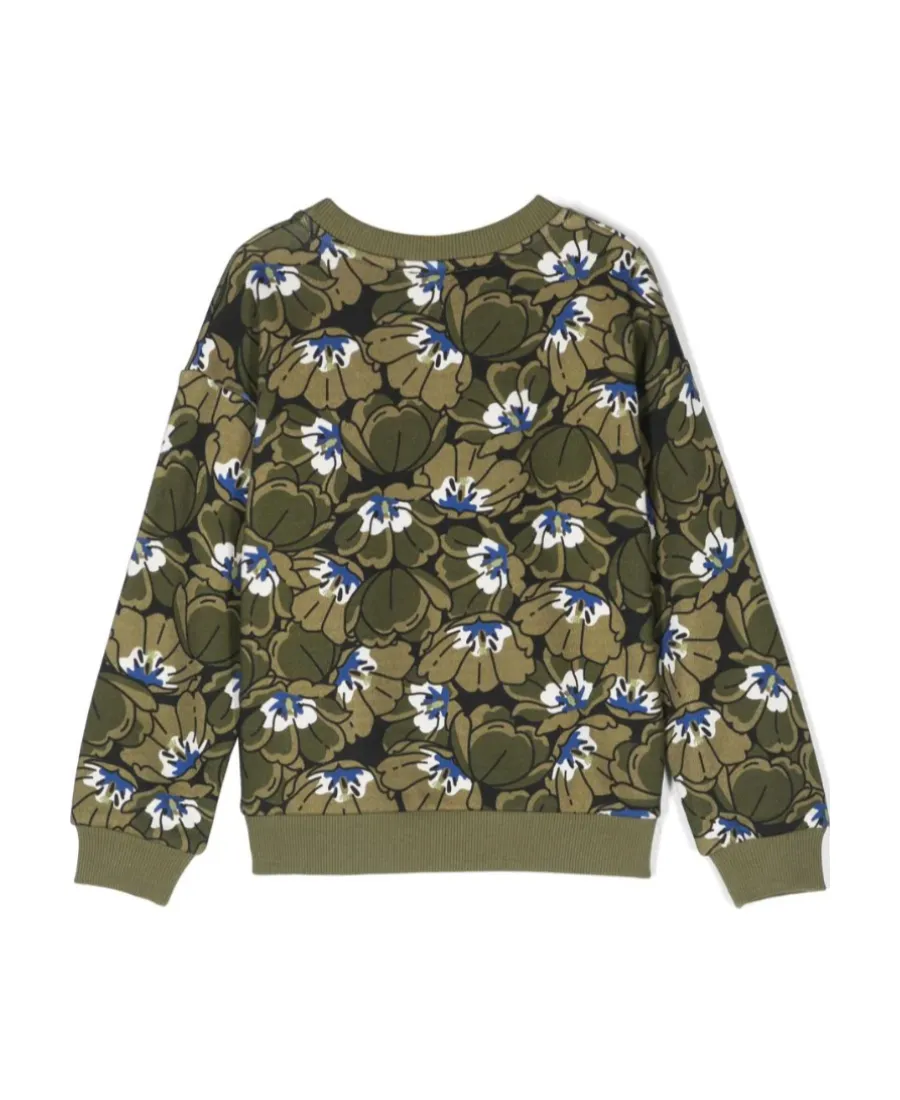 Floral-Print Cotton Sweatshirt