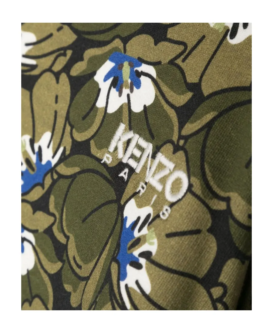 Floral-Print Cotton Sweatshirt