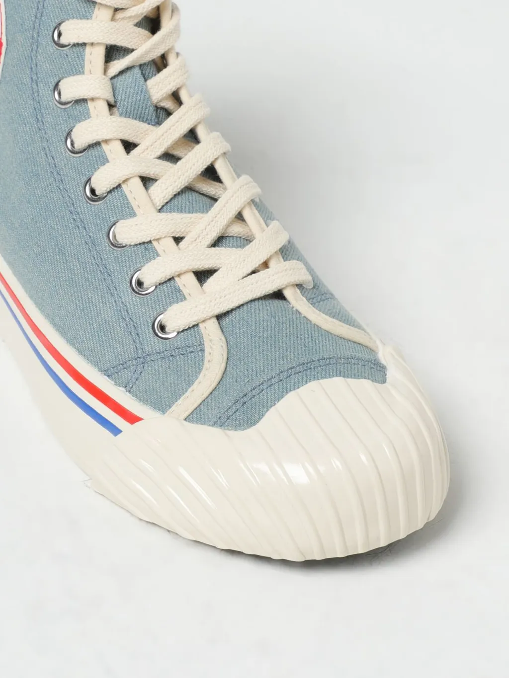 Denim High-Top Trainers