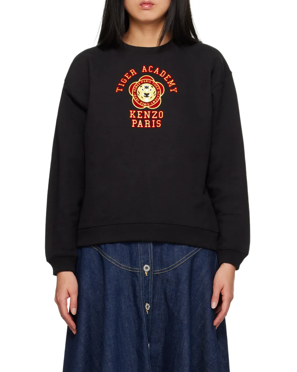 Logo Patch Long Sleeved Sweatshirt