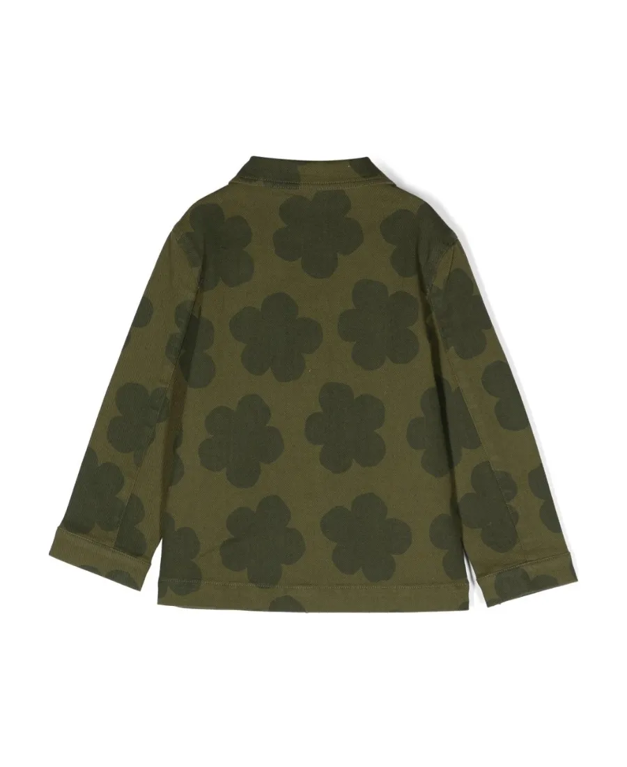 Floral Denim Coat
