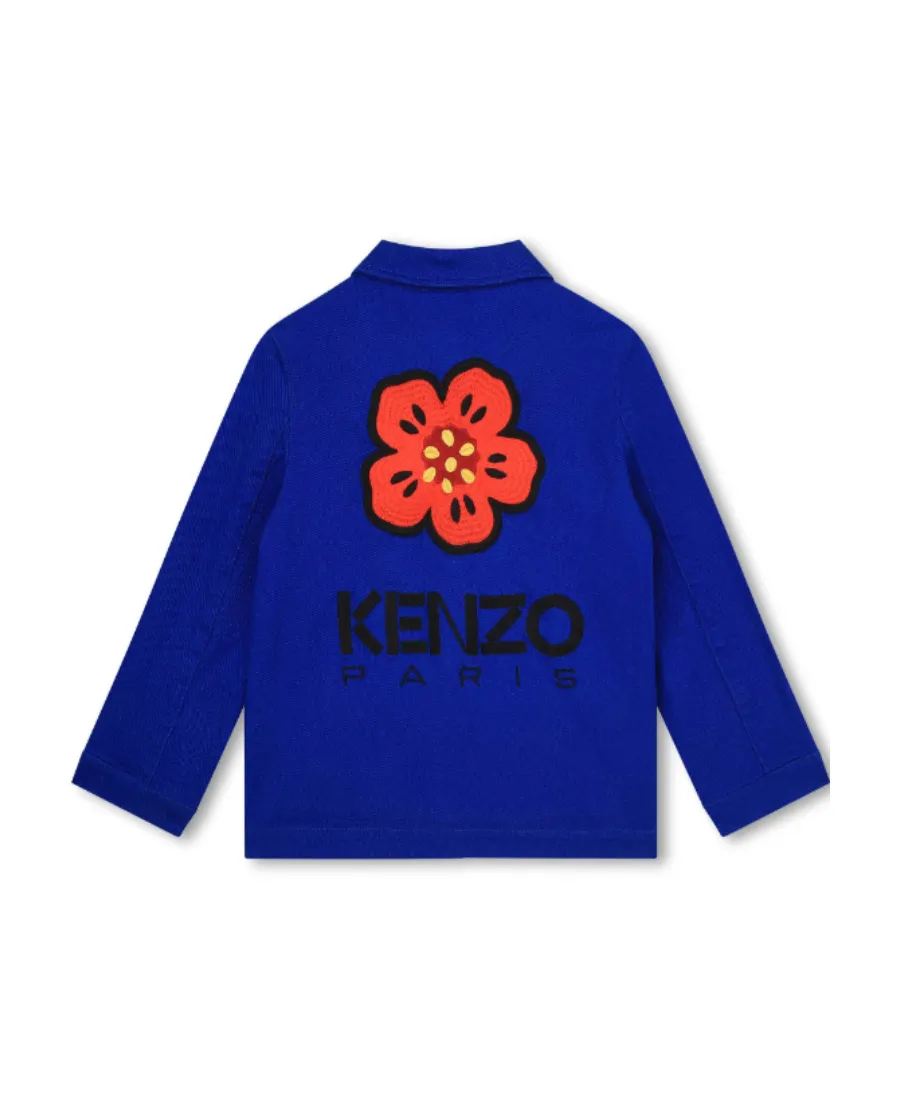 Long Sleeved Logo Embroidered Jacket