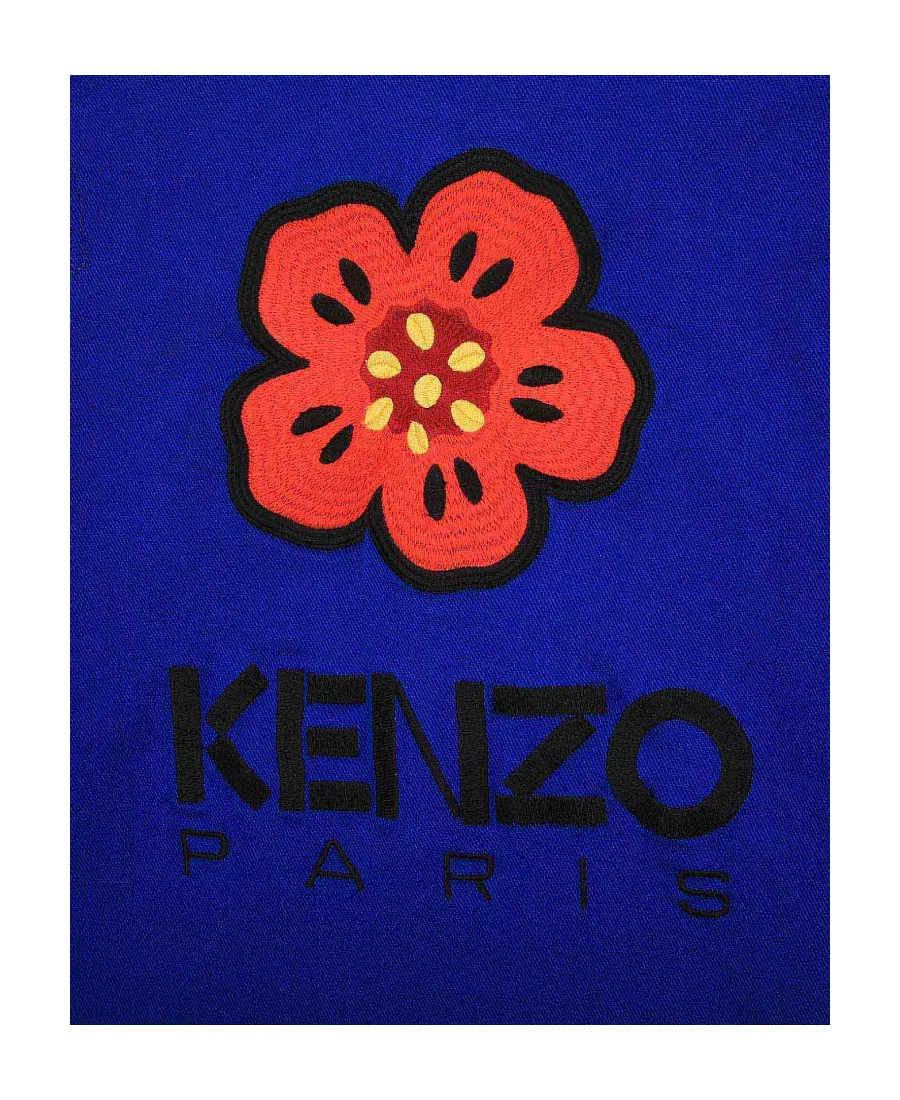 Long Sleeved Logo Embroidered Jacket