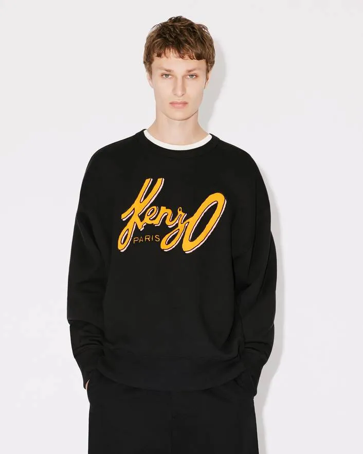 Archive Logo Embroidered Crewneck Sweatshirt
