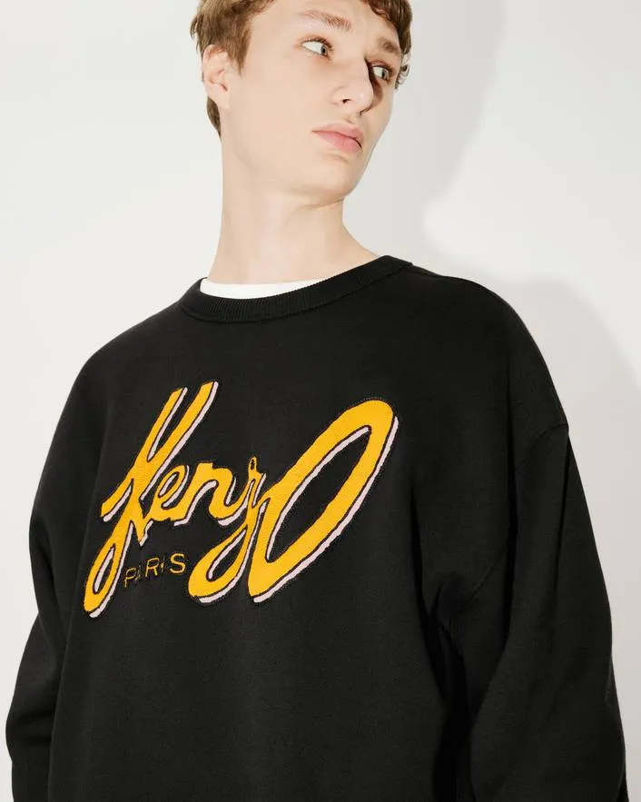 Archive Logo Embroidered Crewneck Sweatshirt