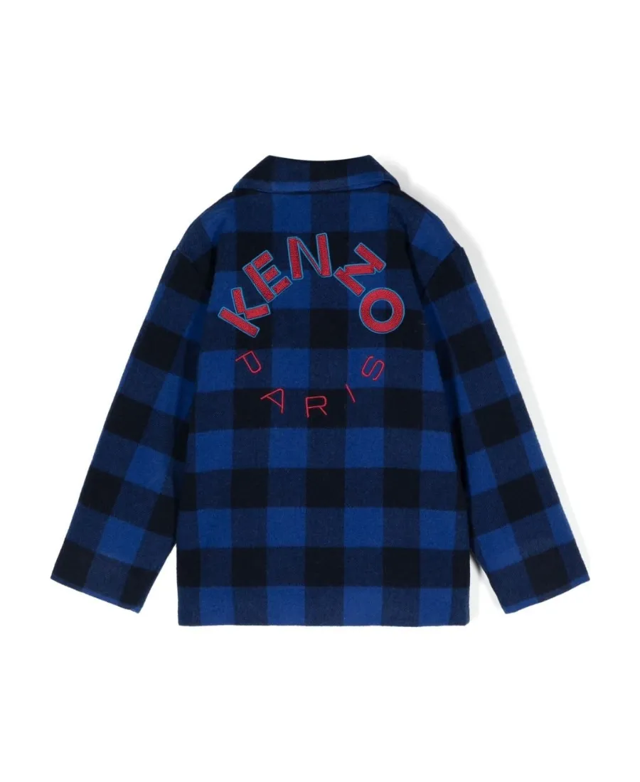 Checked Zip-Up Jacket