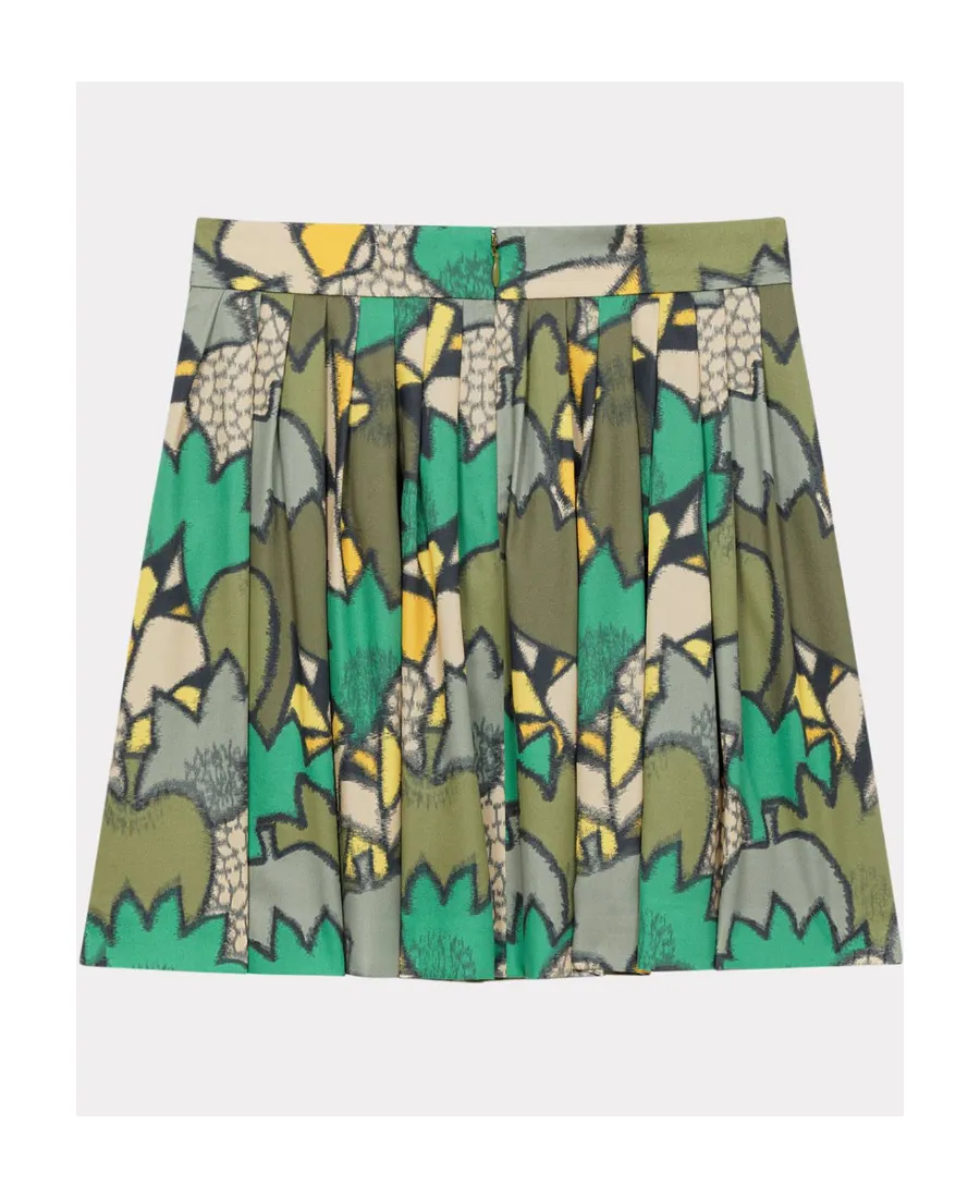 Graphic Printed Mini Skirt