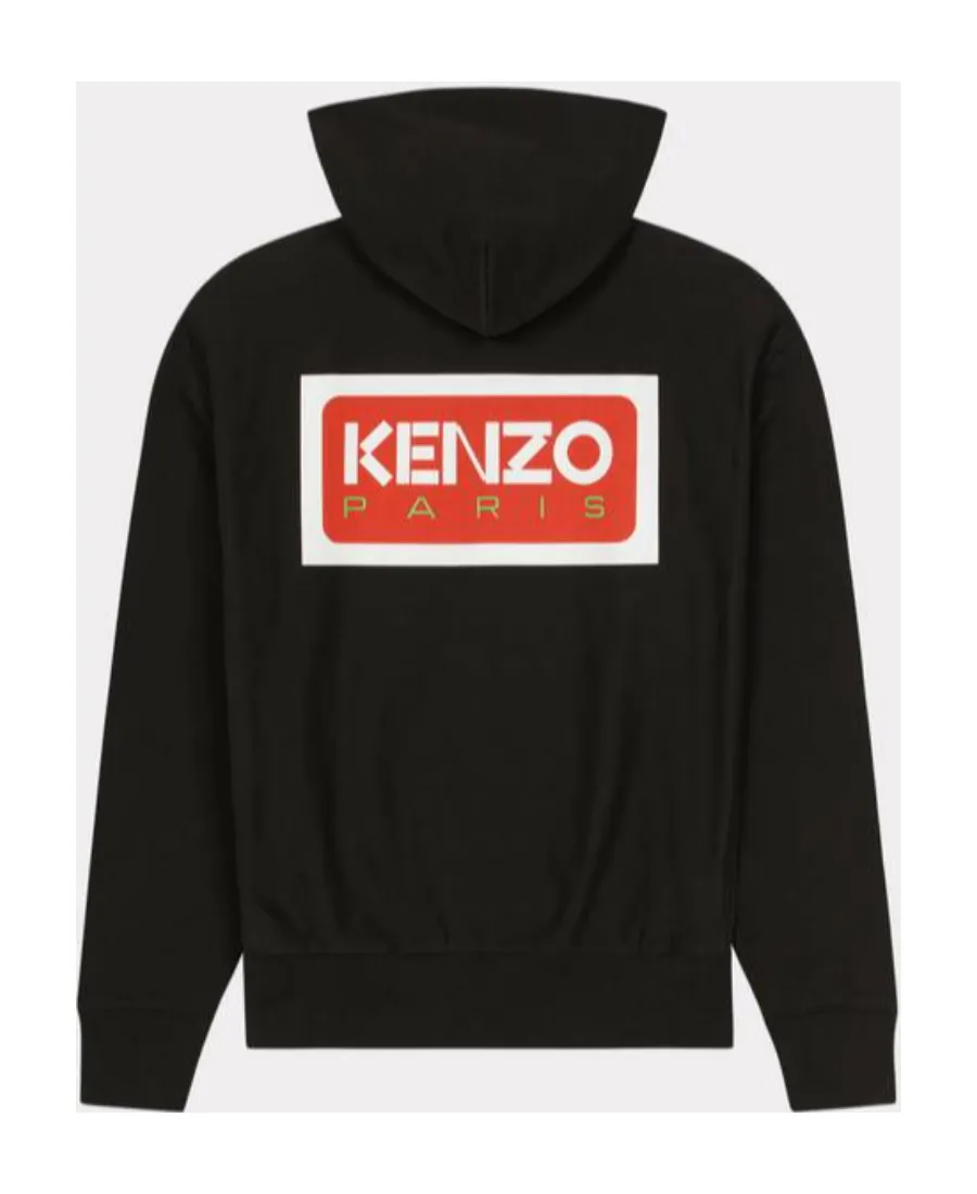 Logo-Printed Long Sleeved Hoodie