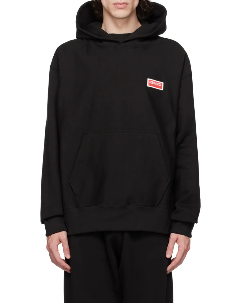 Logo-Printed Long Sleeved Hoodie