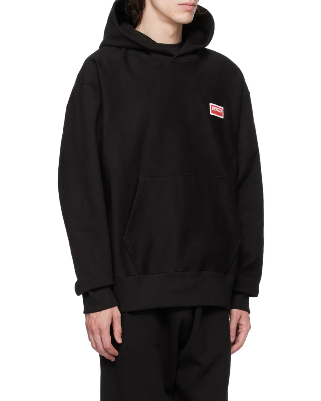 Logo-Printed Long Sleeved Hoodie