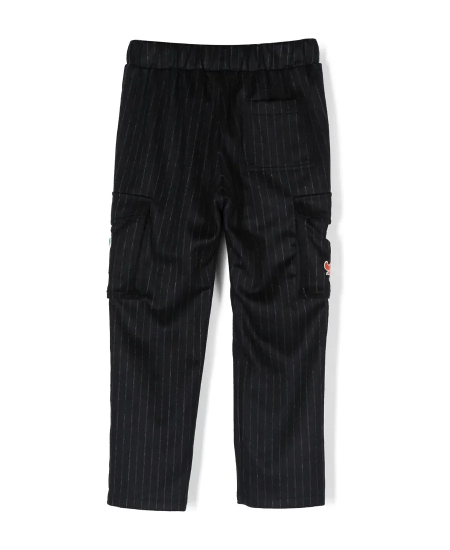 Logo Patch Drawstring Trousers
