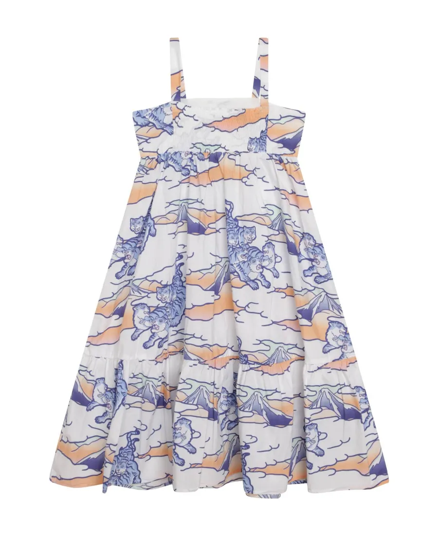 Printed Suspender Dress