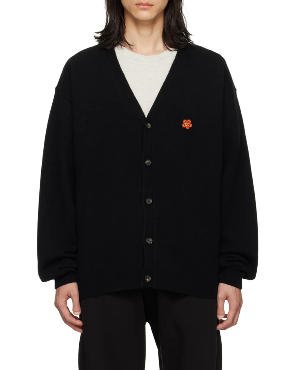 Button-Up Knitted Cardigan