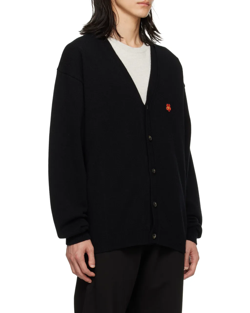Button-Up Knitted Cardigan