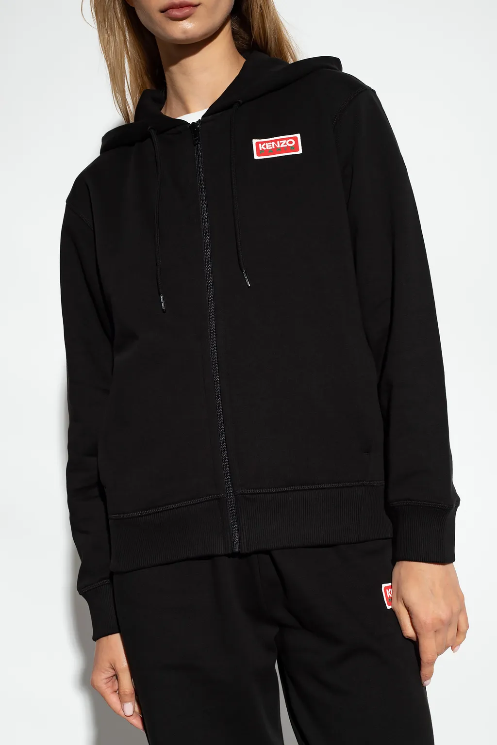 Long-Sleeved Zip-Up Hoodie