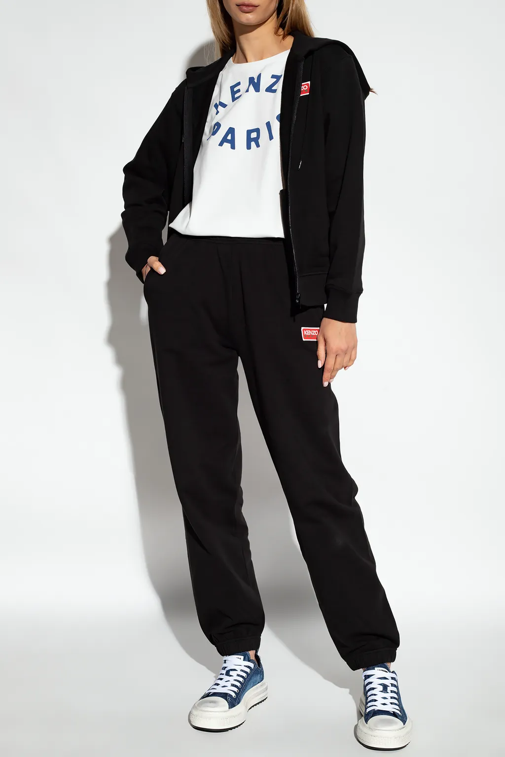Long-Sleeved Zip-Up Hoodie