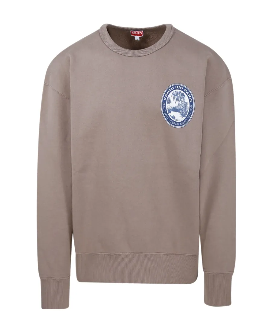 Long-Sleeved Crewneck Sweatshirt