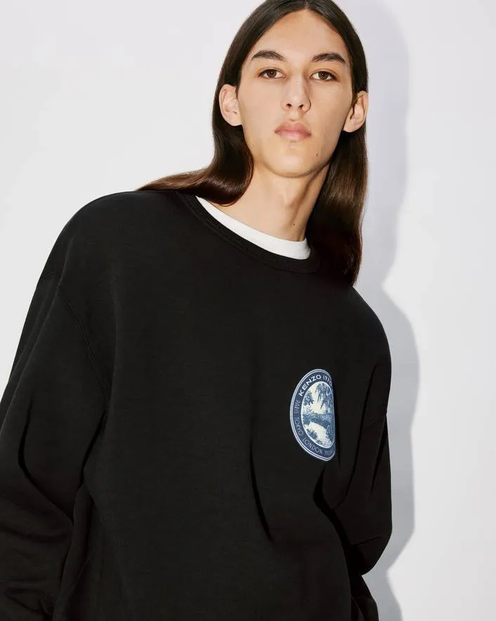 Long-Sleeved Crewneck Sweatshirt