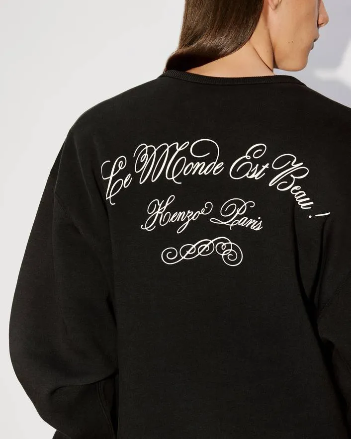Long-Sleeved Crewneck Sweatshirt