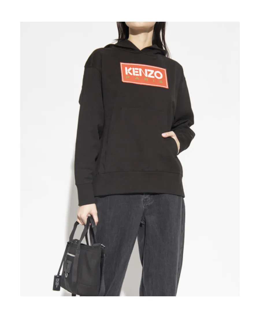 Logo Embroidered Oversized Hoodie