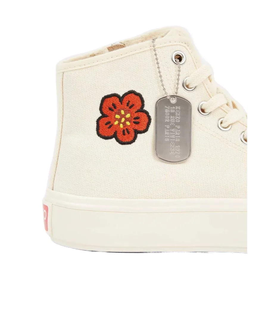 Boke Flower Motif High-Top Sneakers