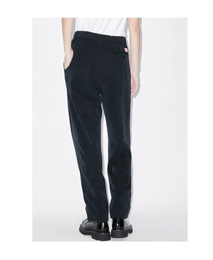 Logo-Patch Wide-Leg Trousers