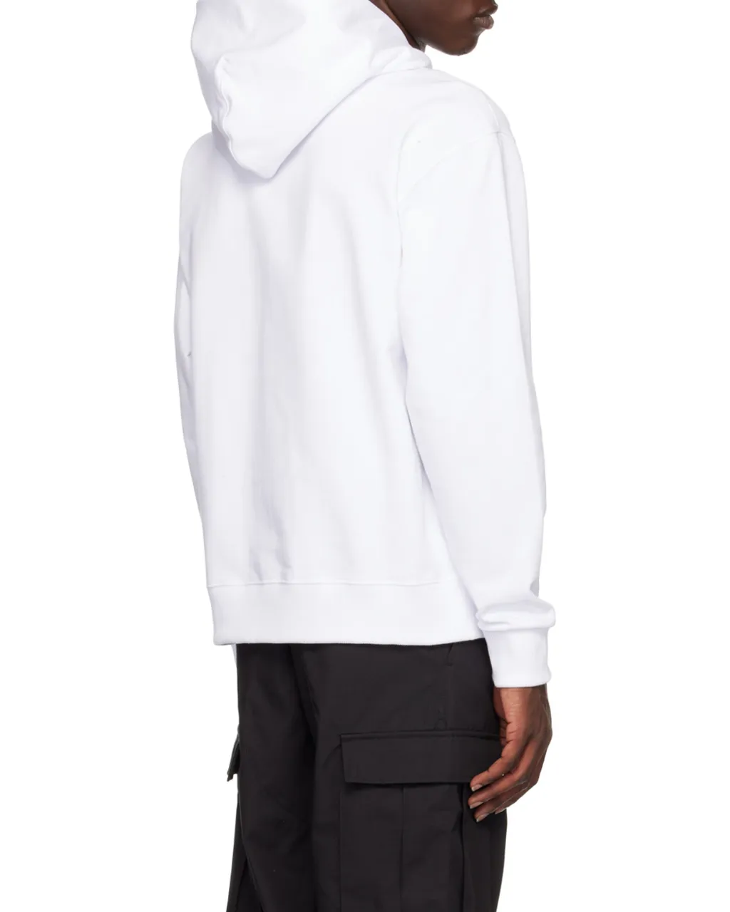 Hooded Zipped Boke Flower Crest Jumper