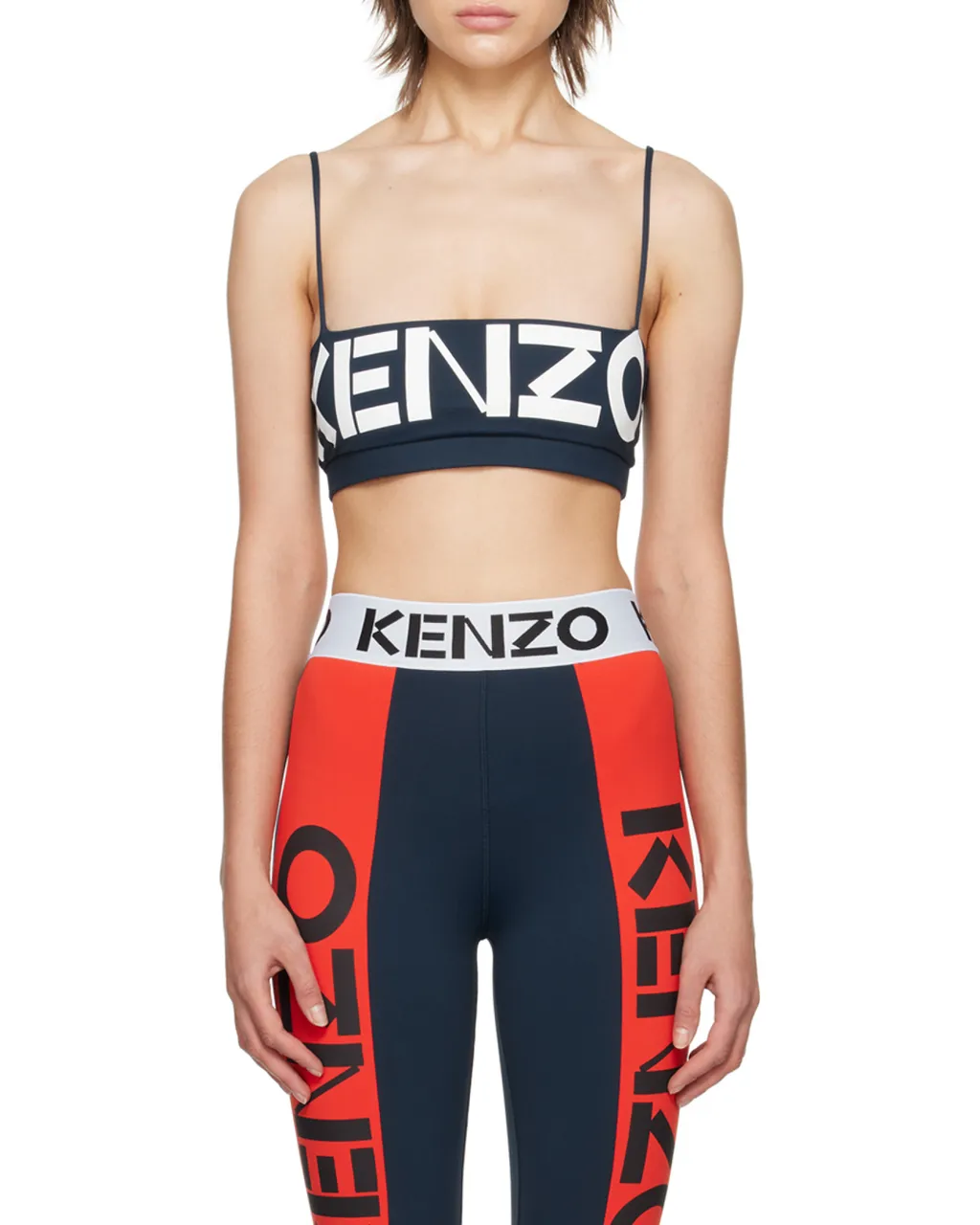 Logo Printed Bandeau Top