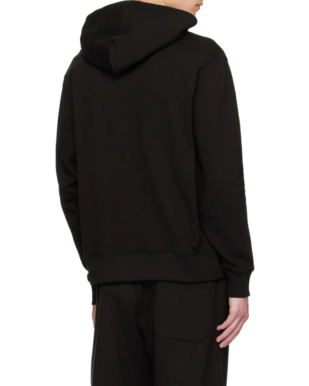 Logo Patch Long-Sleeved Hoodie