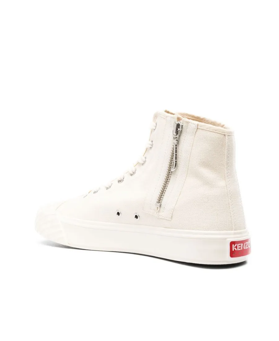 Boke Flower Motif High-Top Sneakers