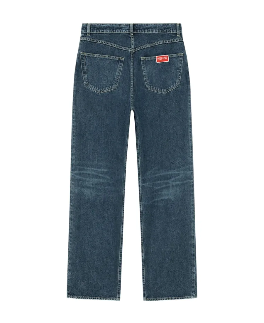 Suisen Wide-Leg Relaxed-Fit Jeans